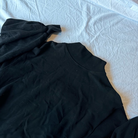 Popflex Active Ooey Gooey Mockneck Sweater in Black - Picture 4 of 5